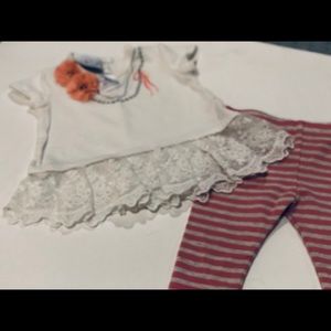 Iris & Ivy - Top and leggings -  3-6 months